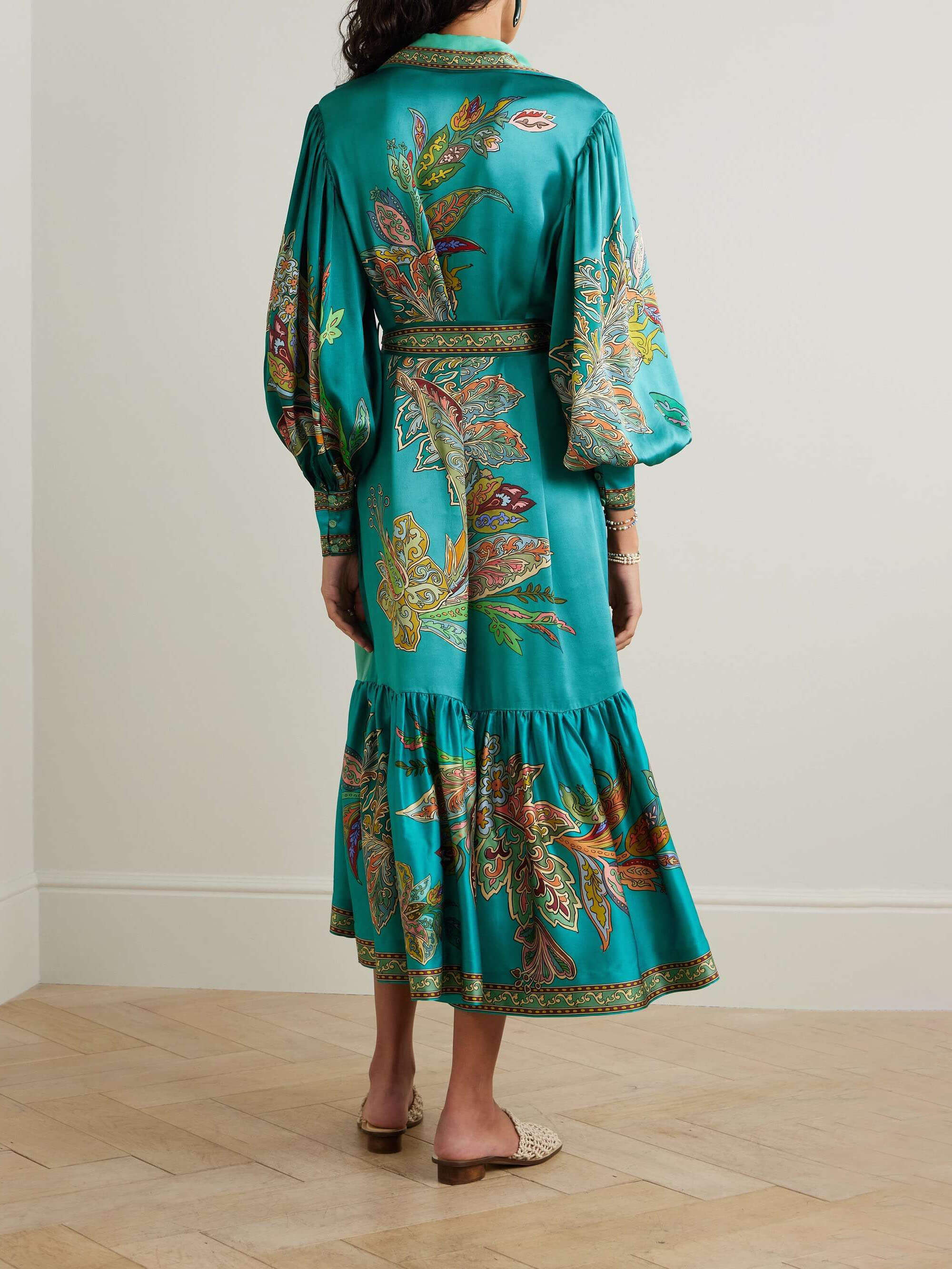 Peyton™ - Floral Print Midi Dress