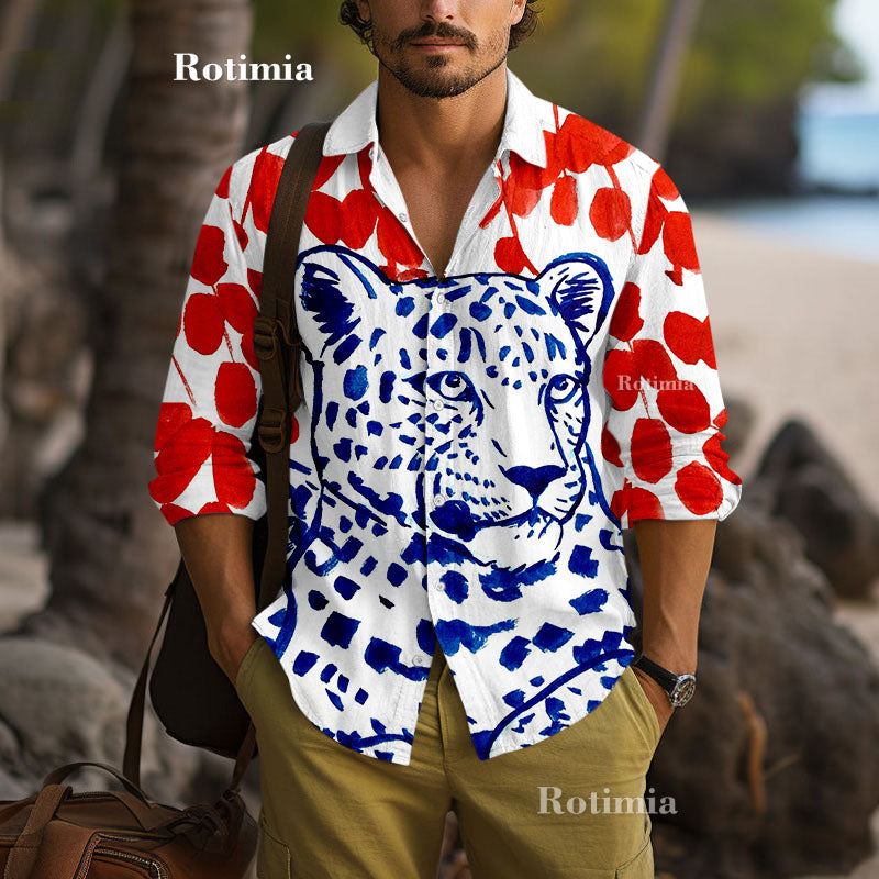 Resort Leopard Print Two-Piece Set