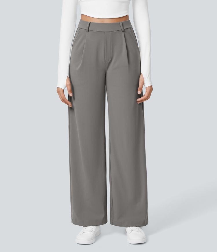 Adira™ | Timeless High-Waisted Flared Trousers