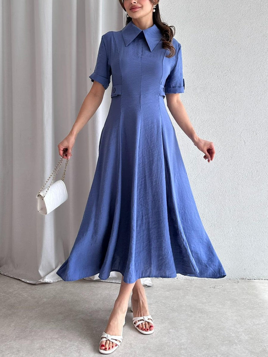 Chic waist-cinching classic dress