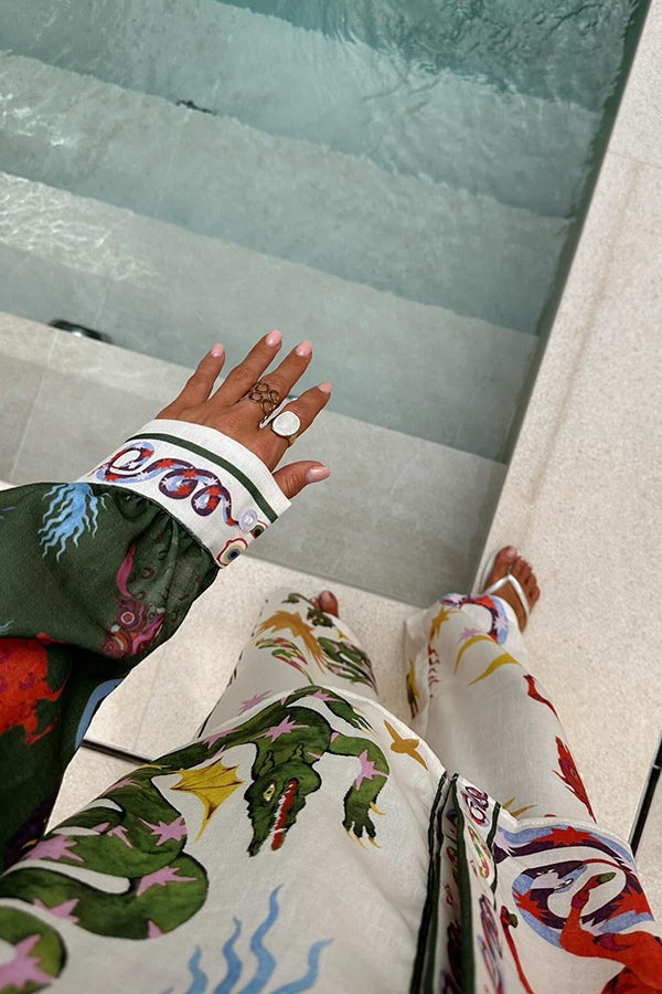 Frankie™ - Bohemian Print Shirt & Pants Set