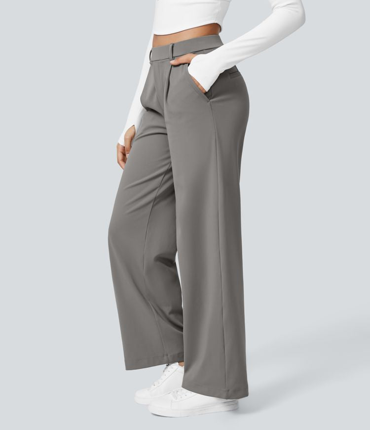 Adira™ | Timeless High-Waisted Flared Trousers