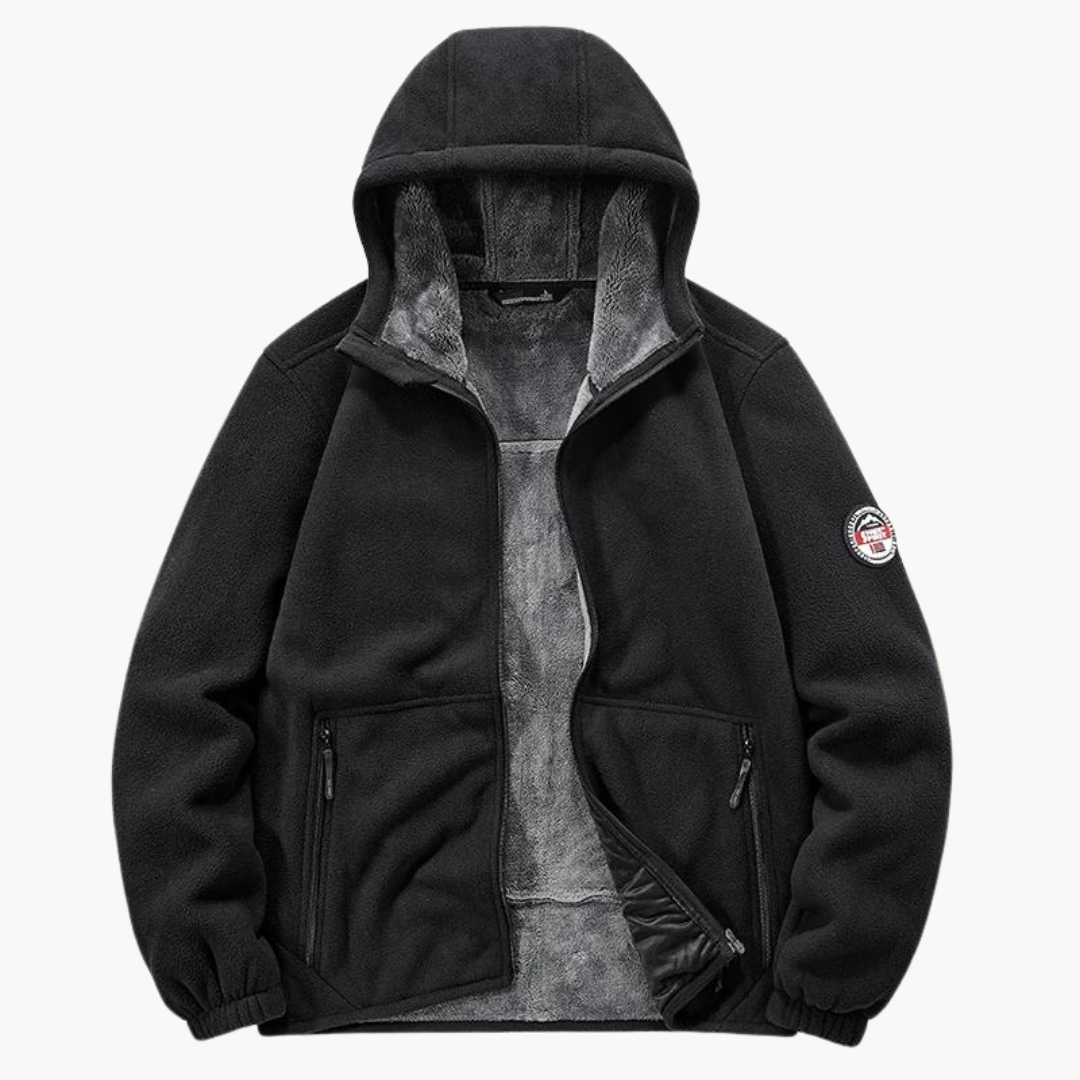 Logan | Crest Fleece Hoodie