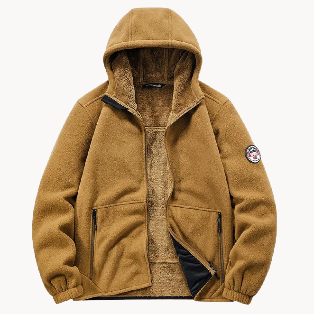 Logan | Crest Fleece Hoodie