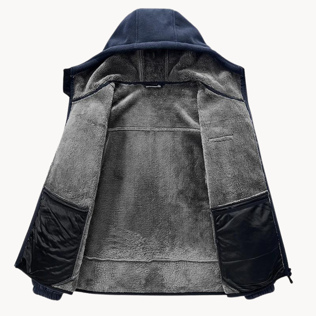 Logan | Crest Fleece Hoodie