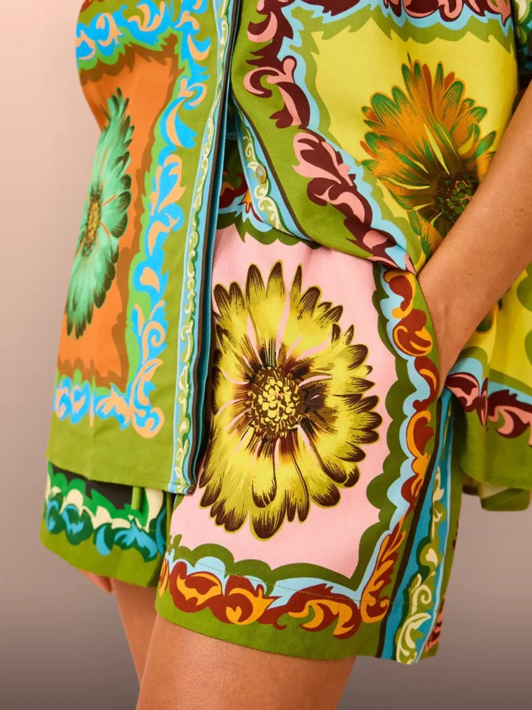 Madeline™ - Floral Memories Casual Shorts Set