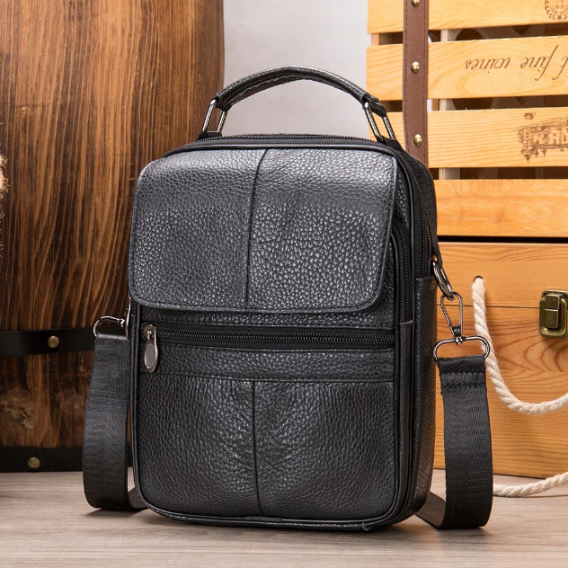 ALESSIO | DAILY LEATHER MESSENGER BAG