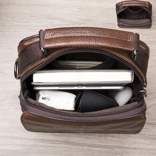 ALESSIO | DAILY LEATHER MESSENGER BAG