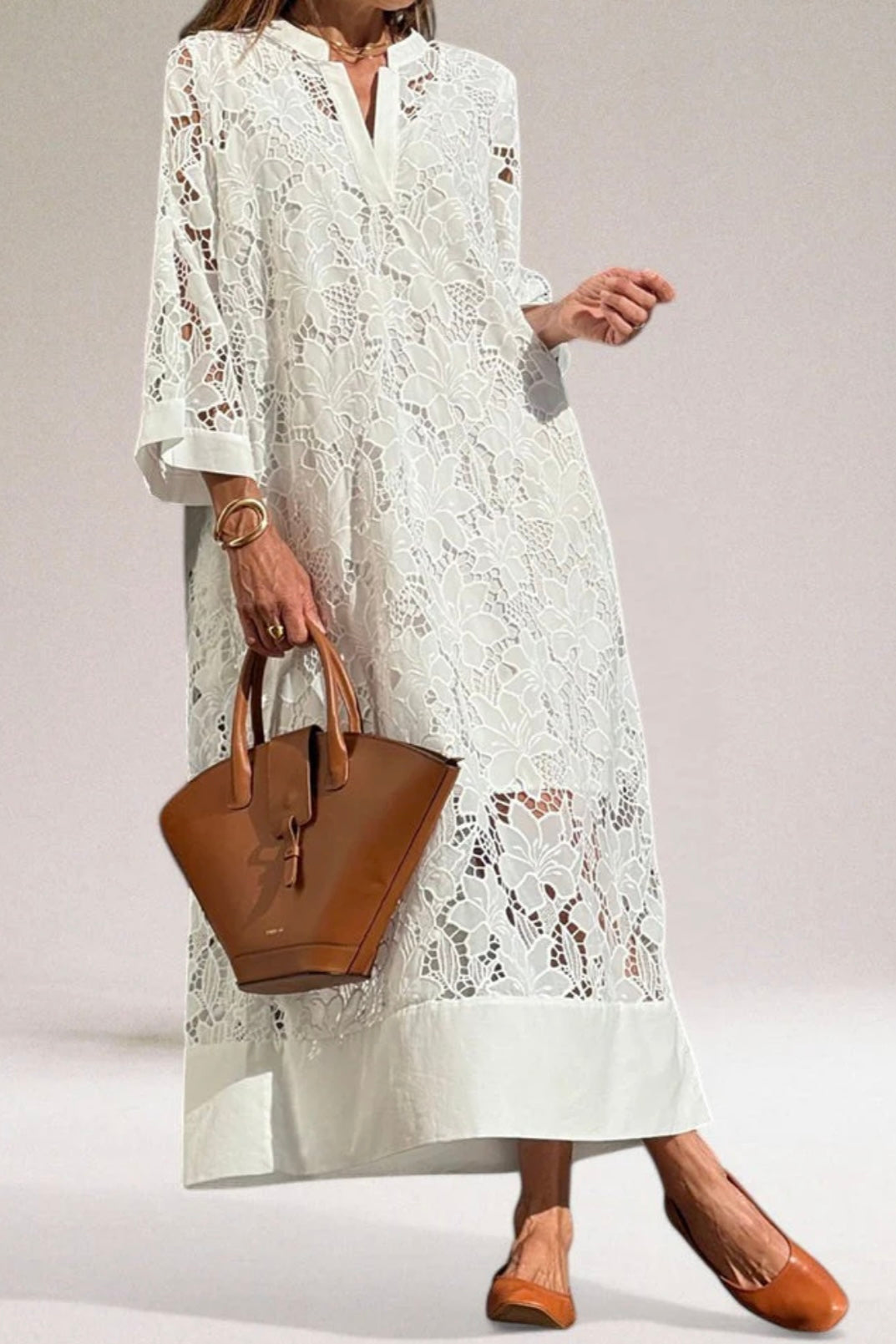 GIA - LACE MAXI DRESS