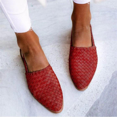 JOANNE – WOVEN SLINGBACK FLATS