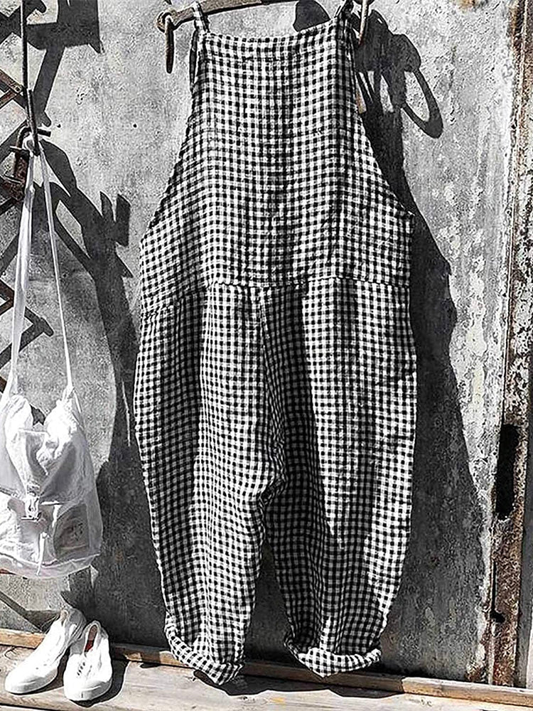 Breeze Striped Linen Jumpsuit