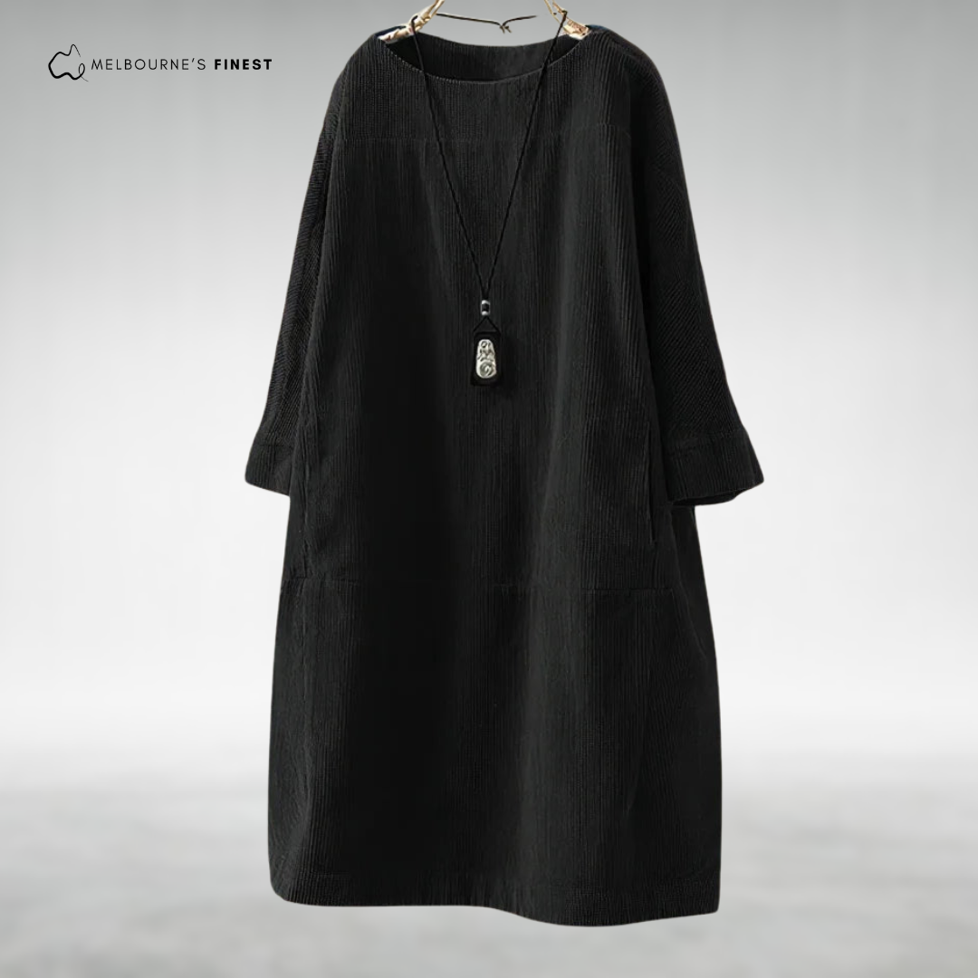 Emmy™ Relaxed Corduroy Midi Dress