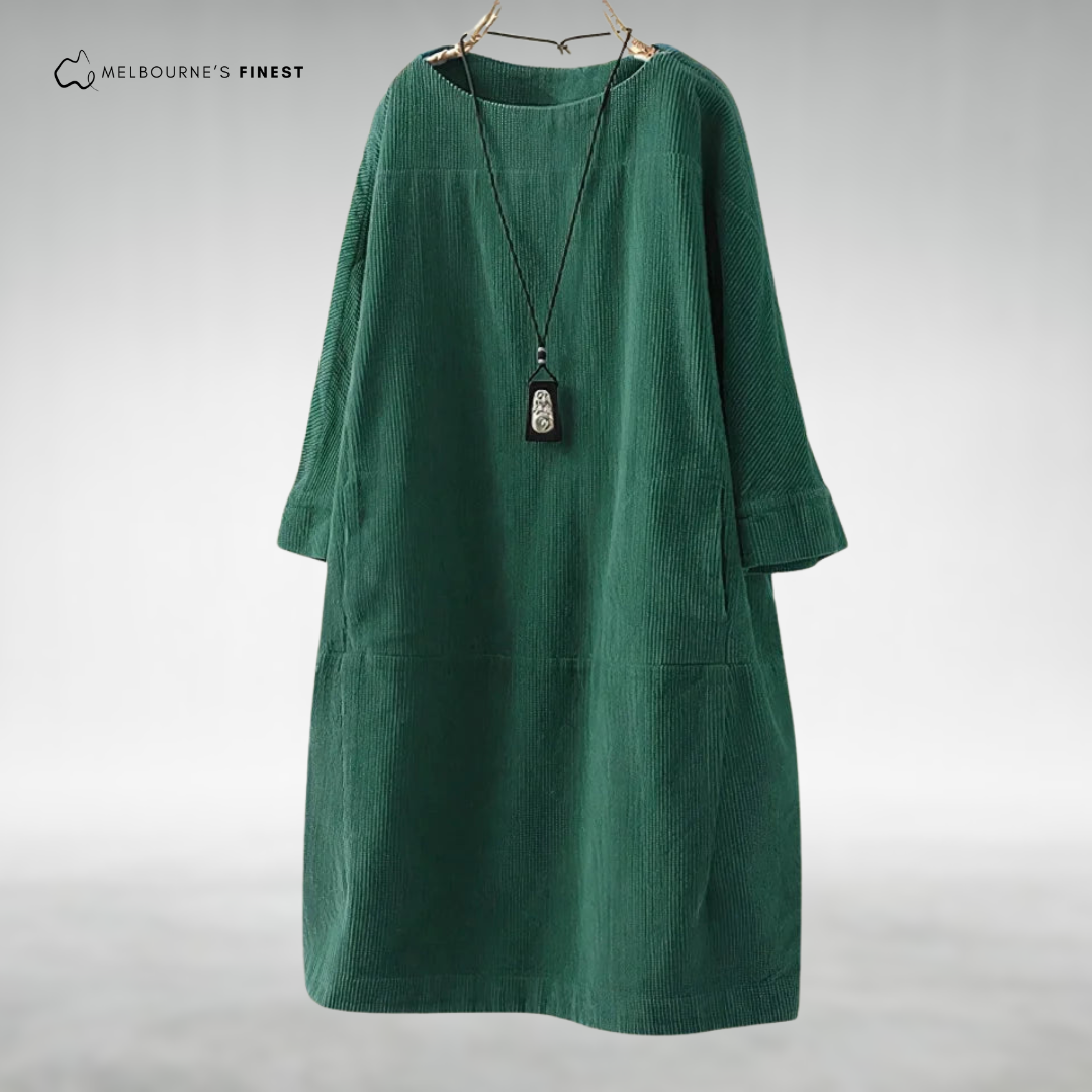 Emmy™ Relaxed Corduroy Midi Dress