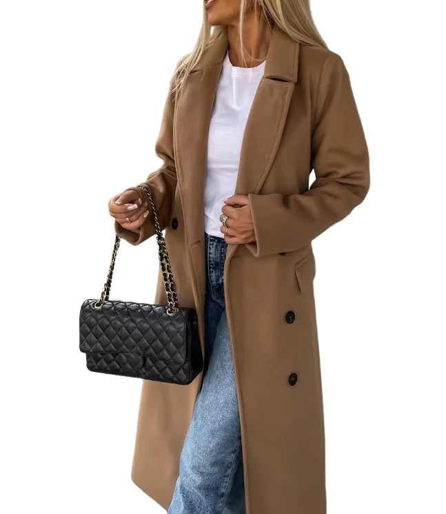 Wilma™ | Elegant Double-Breasted Wool Coat