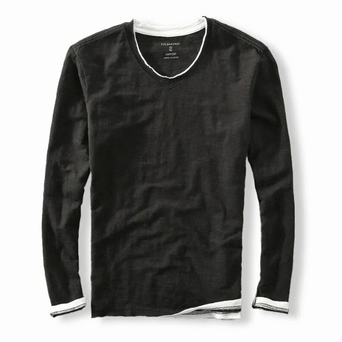 Nick™ | Elegant Contrast Casual Cotton Sweater