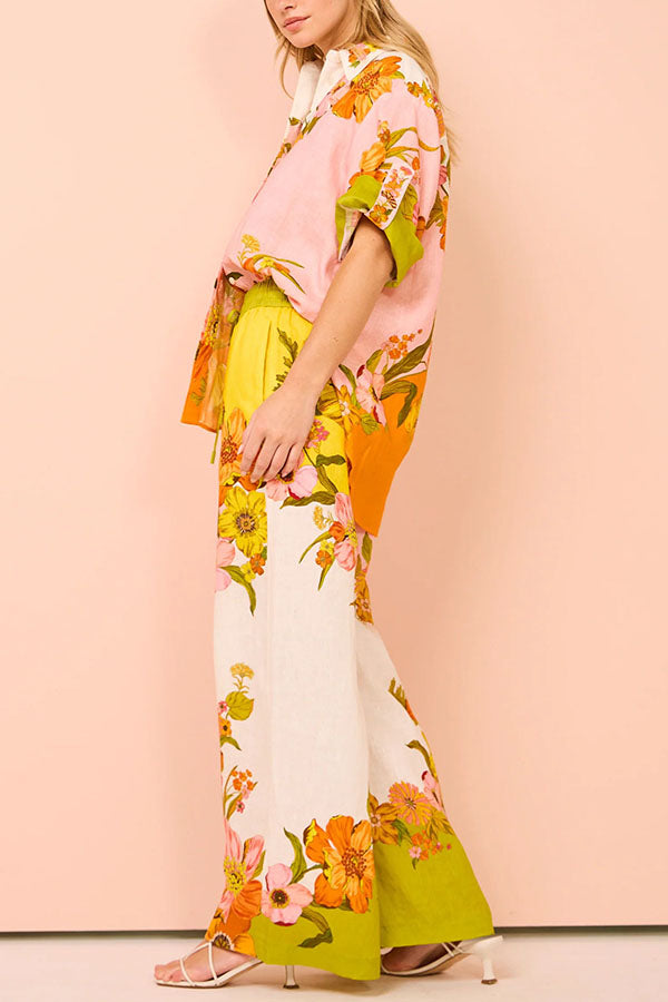 Elise™ - Floral Oversized Blouse