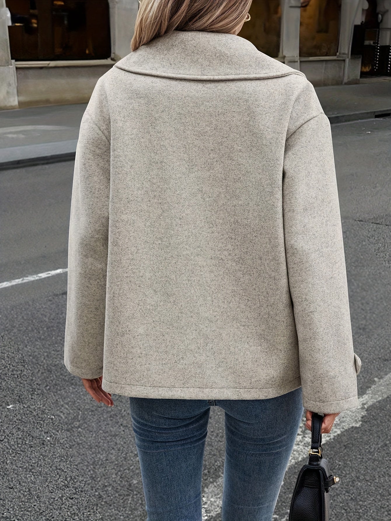 Bobbi™ | Stylish Double-Breasted Jacket with Button Details