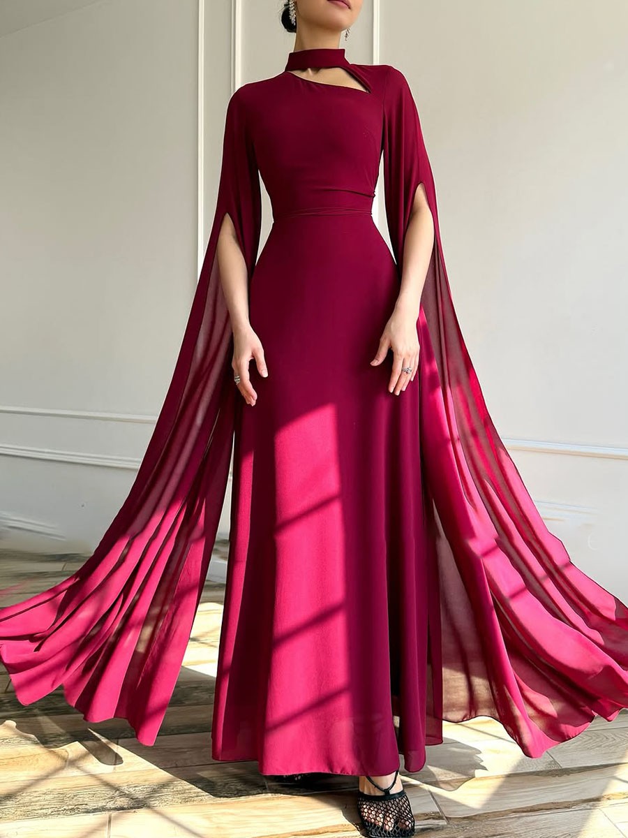 Lightweight gauze party dress