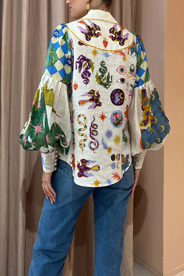 Maddison™ - Love Balloon Sleeve Shirt