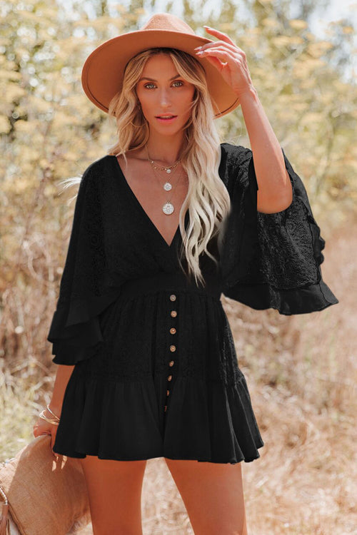 Destiny™ | Embroidered Mini Dress
