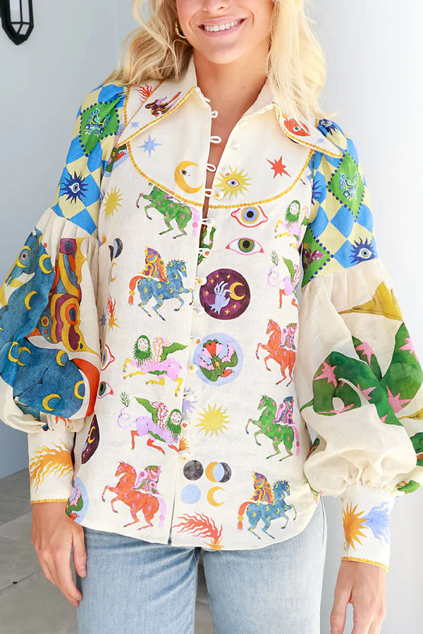 Maddison™ - Love Balloon Sleeve Shirt