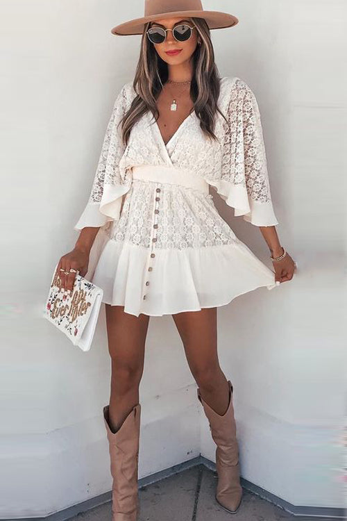 Destiny™ | Embroidered Mini Dress