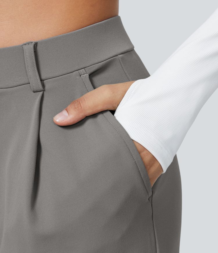 Adira™ | Timeless High-Waisted Flared Trousers