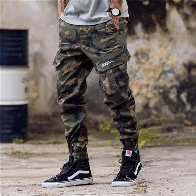 TACTICAL CAMO CARGO TROUSERS