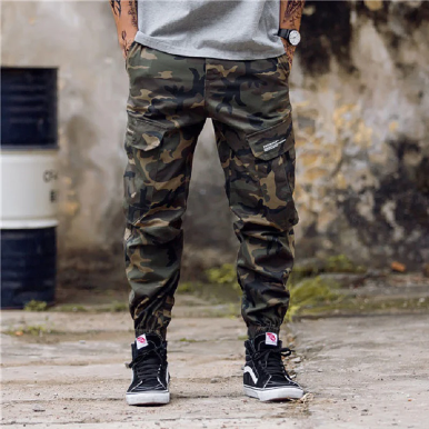 TACTICAL CAMO CARGO TROUSERS