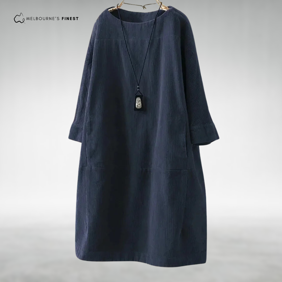 Emmy™ Relaxed Corduroy Midi Dress