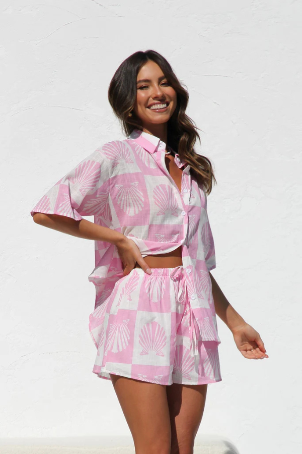 POLLY | PINK SHELL SET
