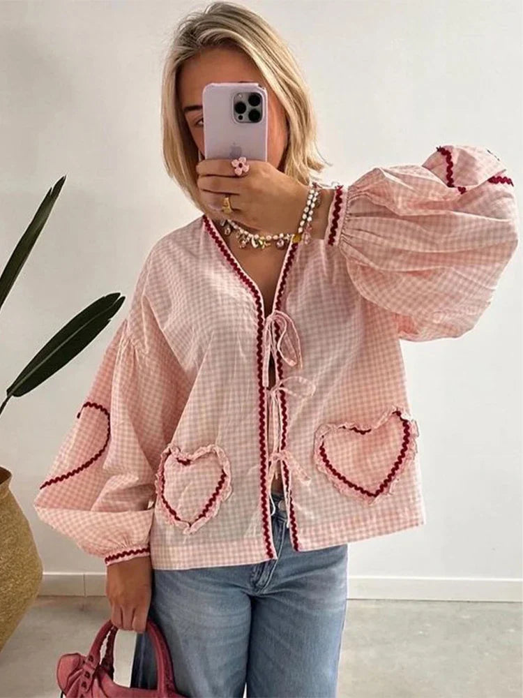 Ceiliea - Heart Blouse