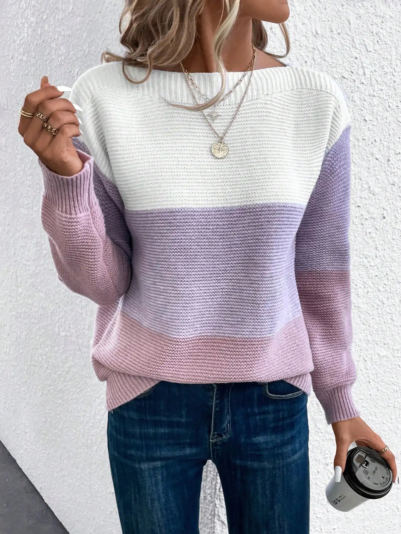 Aretha- Ombre Knit Jumper