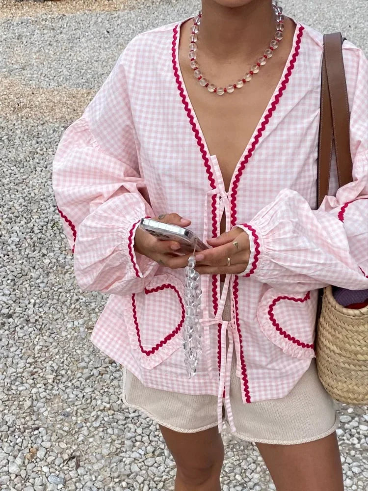 Ceiliea - Heart Blouse