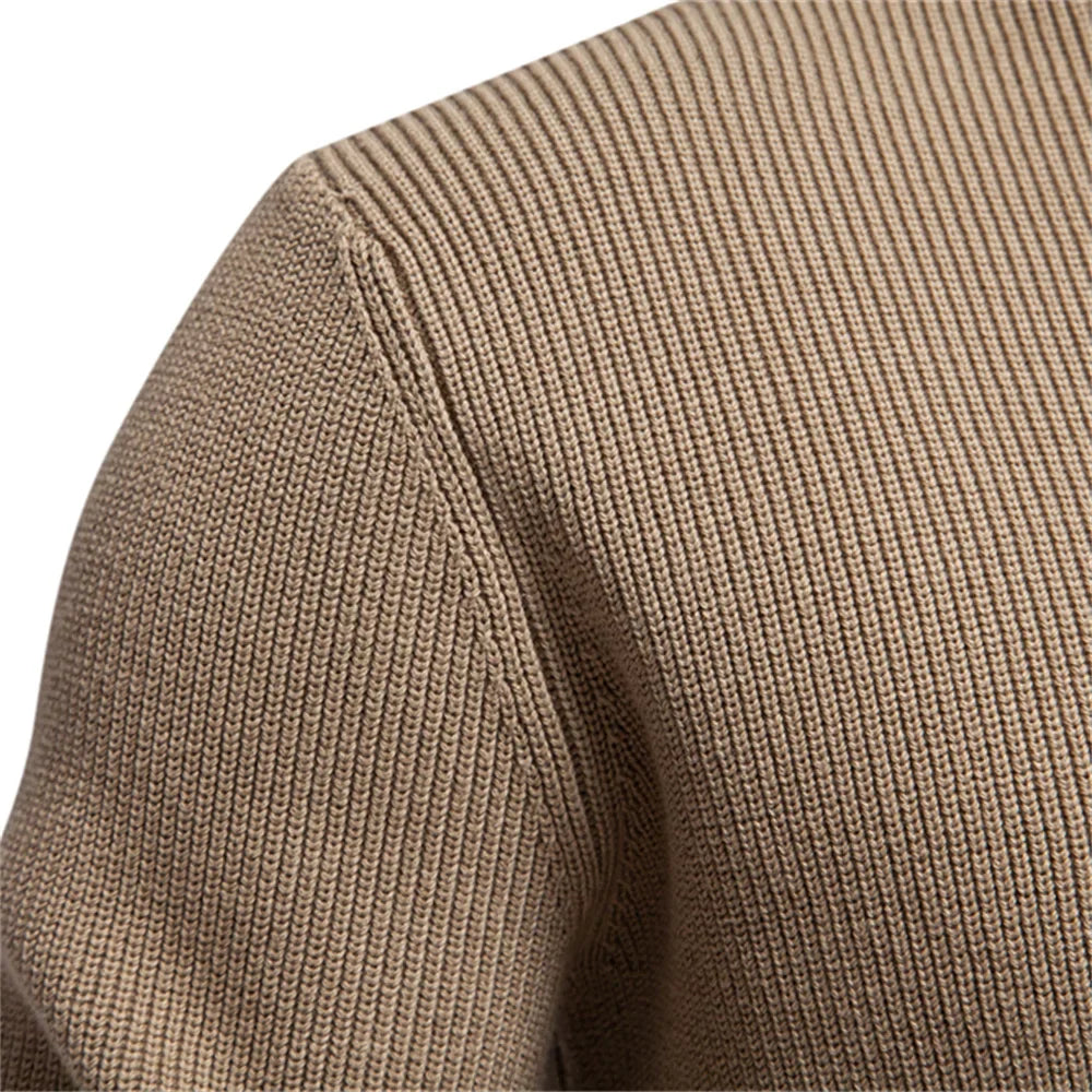 Men's Button-Design Sweater