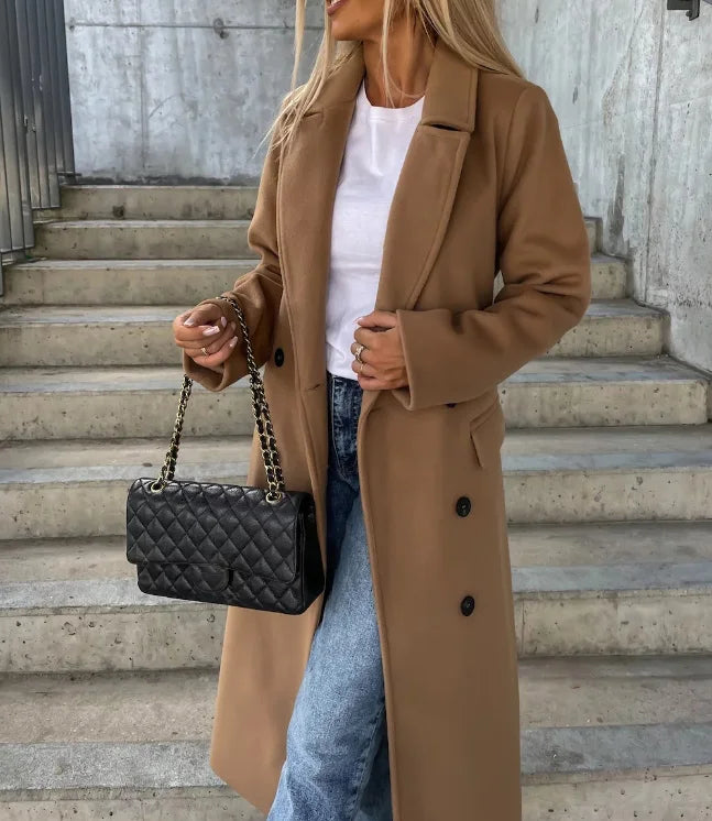 Wilma™ | Elegant Double-Breasted Wool Coat