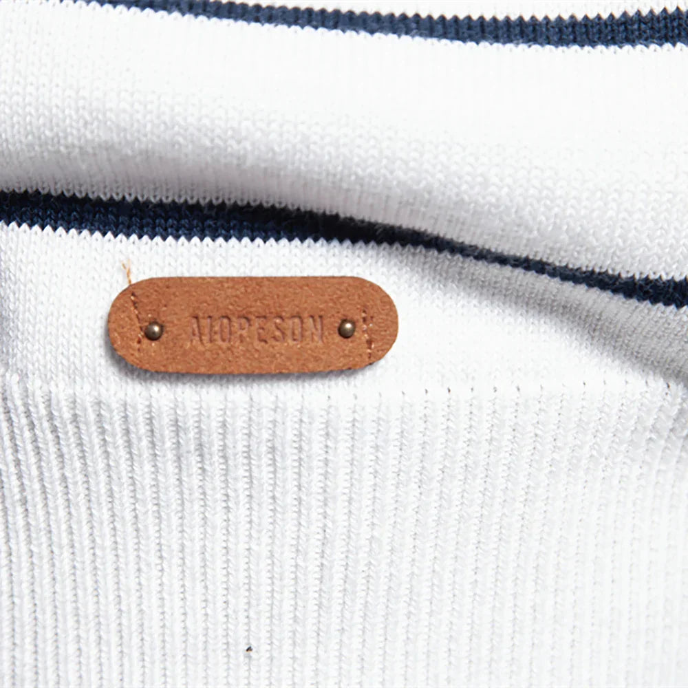Striped Knit Men’s Sweater
