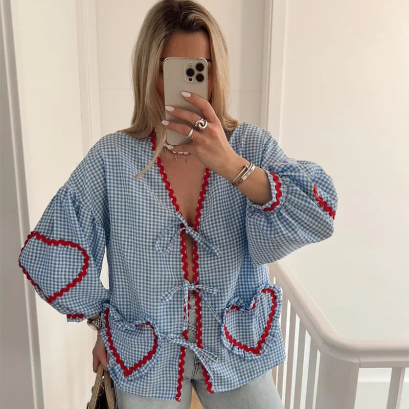 Ceiliea - Heart Blouse