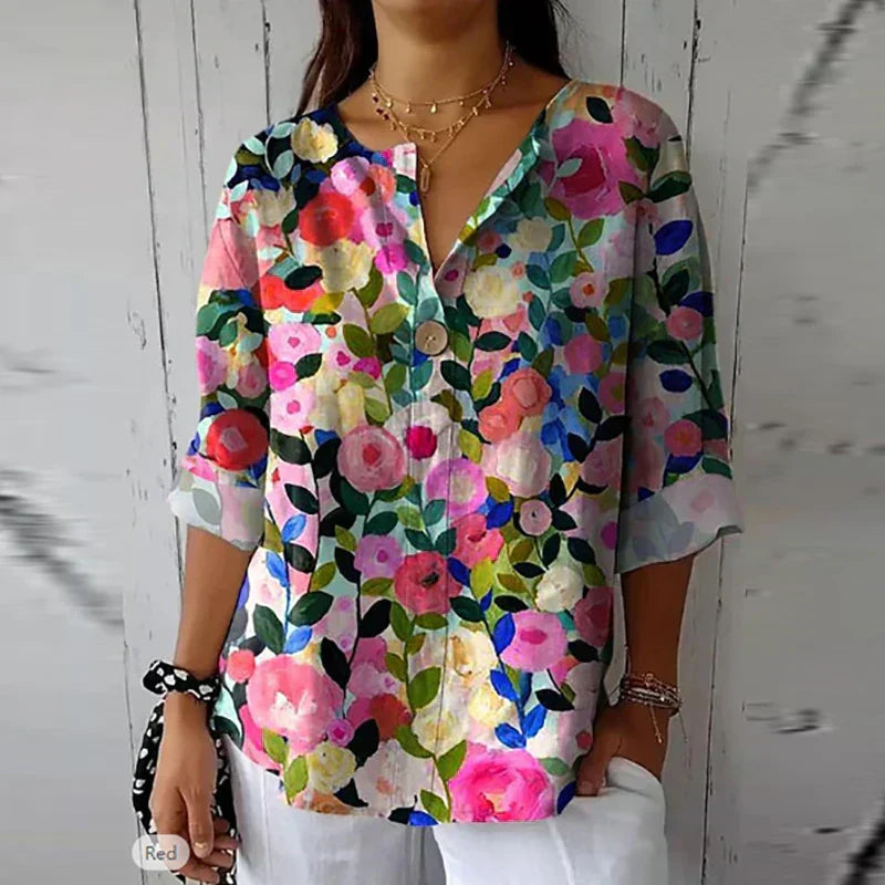 Sadie™ | Elegant Floral Blouse
