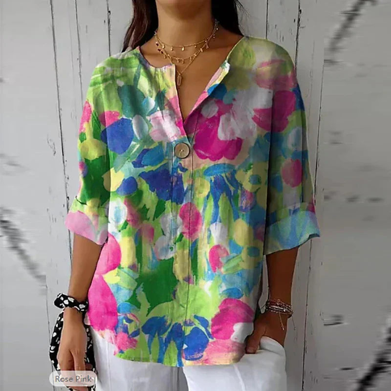 Sadie™ | Elegant Floral Blouse