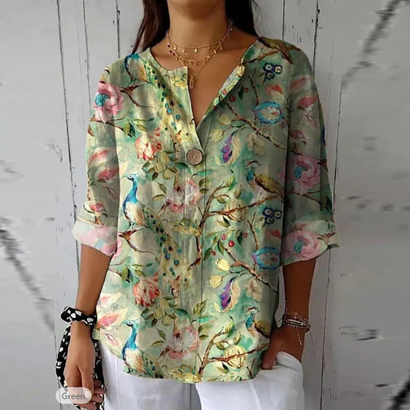 Sadie™ | Elegant Floral Blouse
