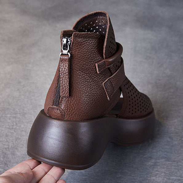 Federica - Timeless leather orthopedic sandals