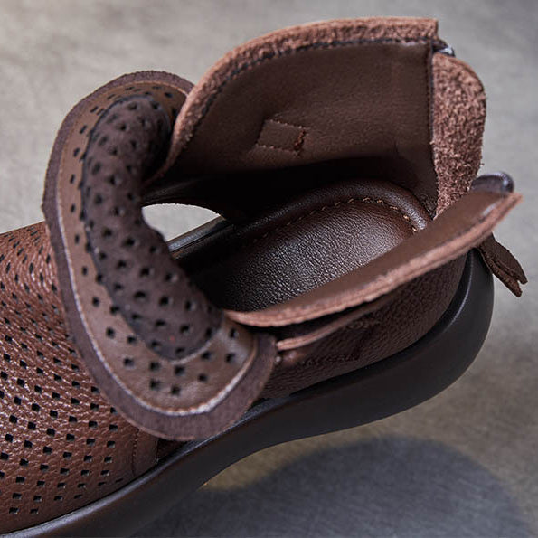 Federica - Timeless leather orthopedic sandals