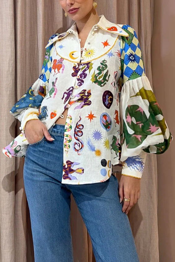 Maddison™ - Love Balloon Sleeve Shirt