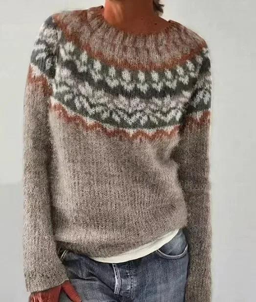 MOYRA- COZY FAIR ISLE SWEATER