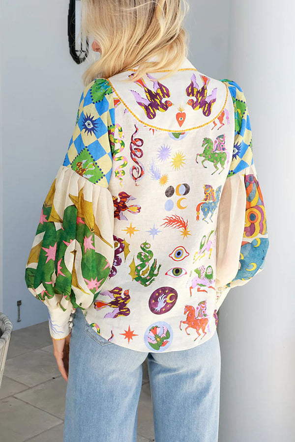 Maddison™ - Love Balloon Sleeve Shirt
