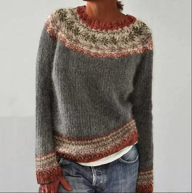 MOYRA- COZY FAIR ISLE SWEATER