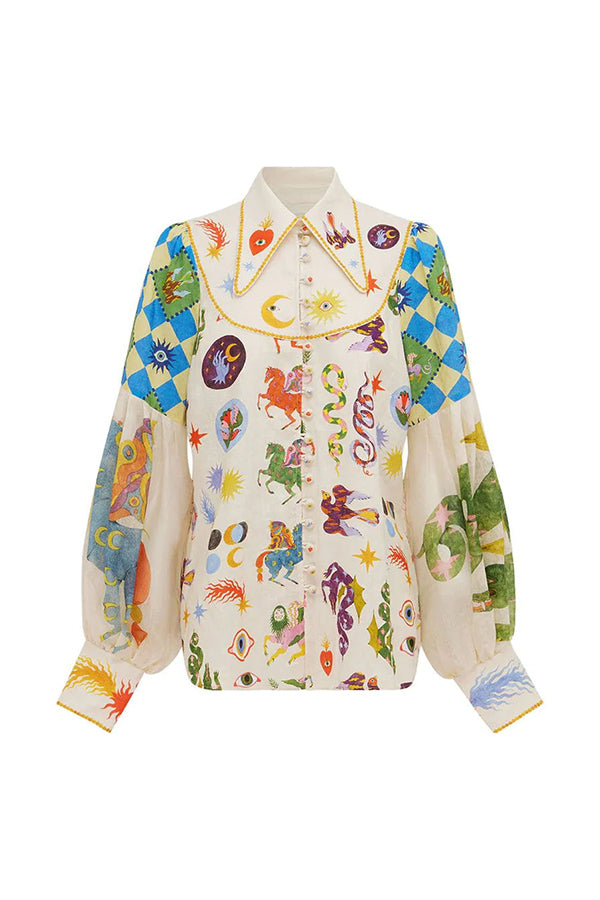Maddison™ - Love Balloon Sleeve Shirt