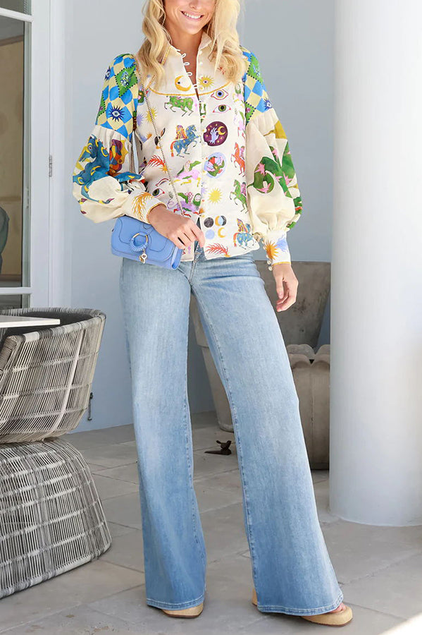 Maddison™ - Love Balloon Sleeve Shirt