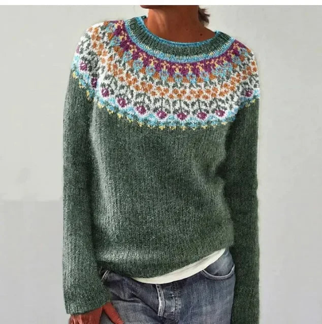 MOYRA- COZY FAIR ISLE SWEATER